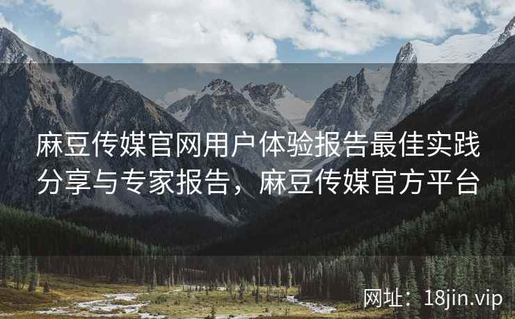 麻豆传媒官网用户体验报告最佳实践分享与专家报告，麻豆传媒官方平台